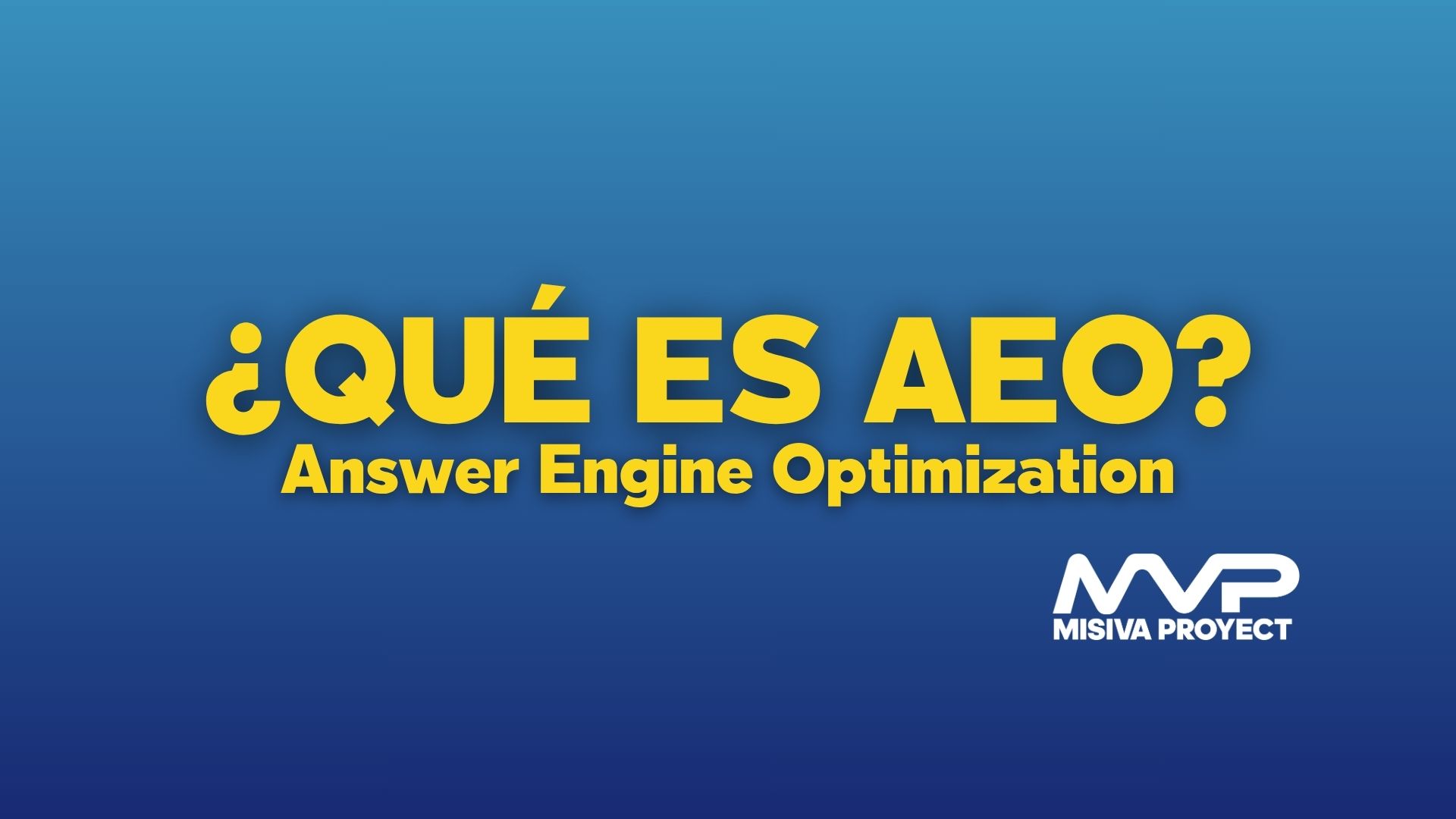 Portada del artículo: ¿Qué es AEO?